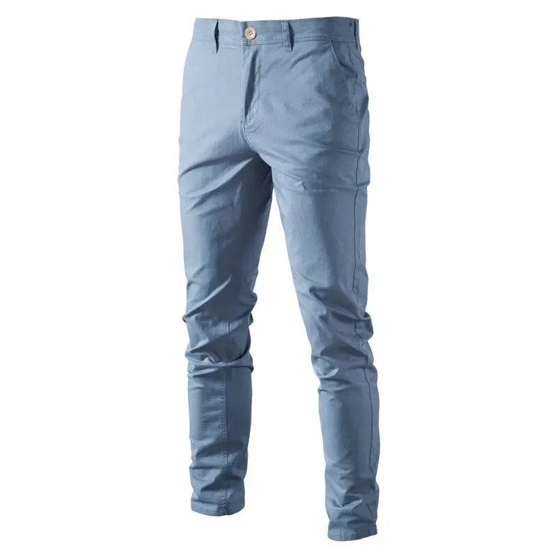 AIOPESON's Casual Cotton Men Trousers - ShopHub