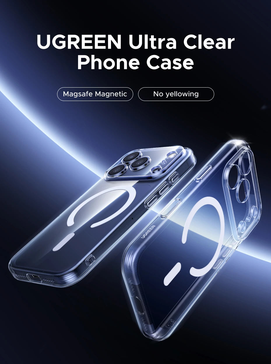 UGREEN Magnetic Case for iPhone 18, 17, 16, 15, & 14 Series