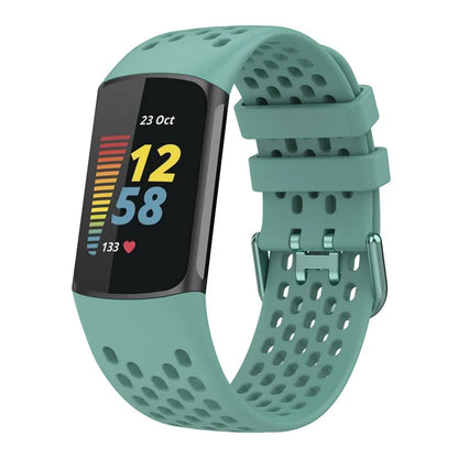 Rubber Sport Strap for the Fitbit Charge 5/6 Series (available in 21 colours) Habicare