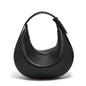 FOXER Women's Shoulder Bag PU Leather New Lady Crescent Underarm Bag Fashion Minimalist Crossbody Bag for Daily Casual Outfit