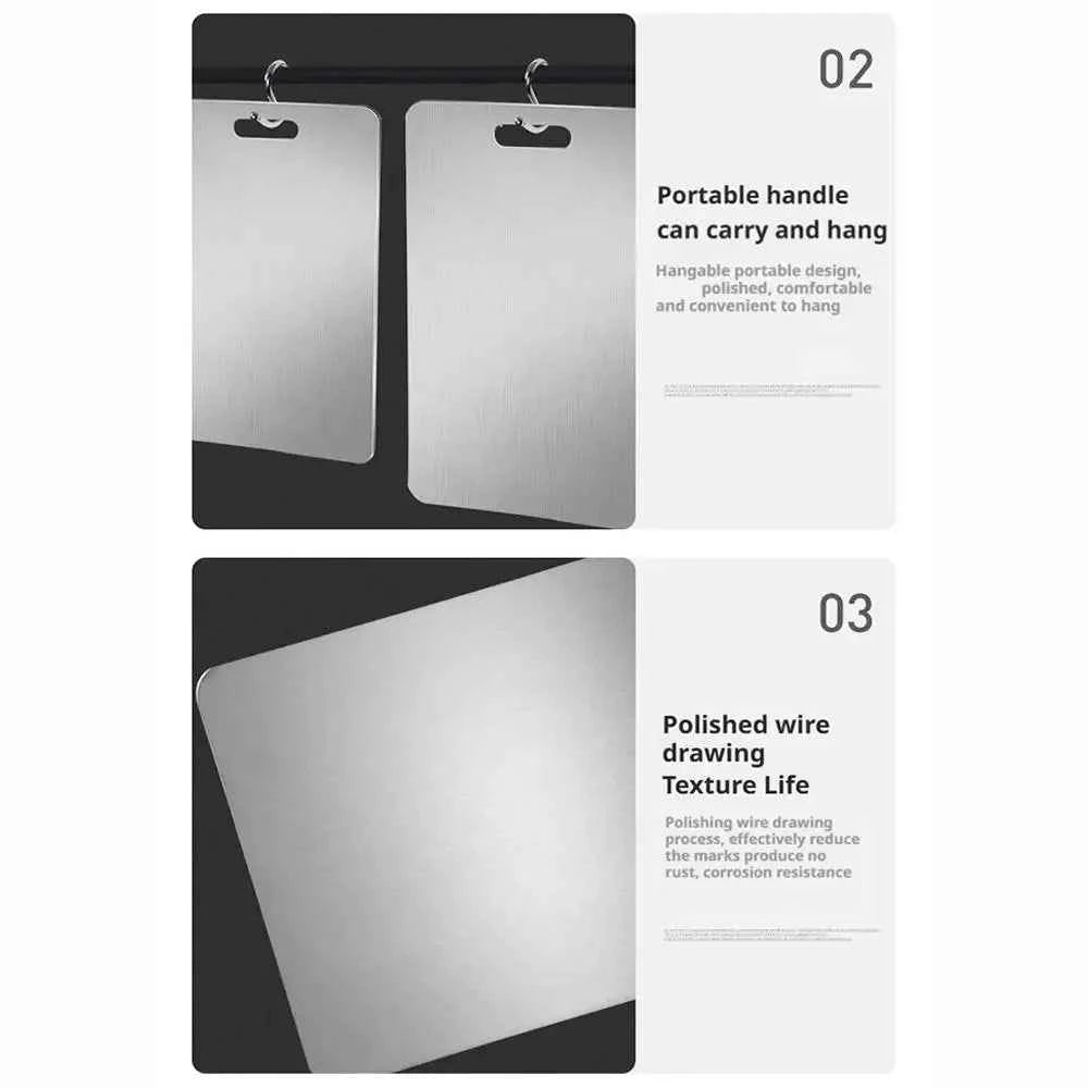 3PC Stainless Steel Cutting Board