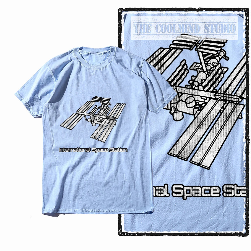 COOLMIND Z1150 ISS Space Station Graphic Cotton Tee