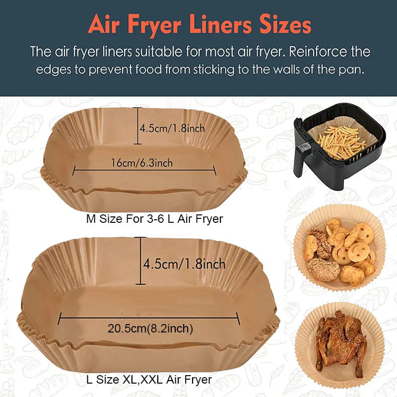 Air Fryer Disposable Baking Paper Liner