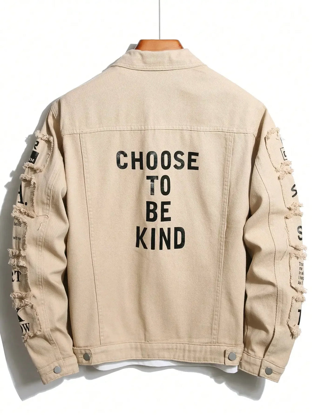 Men's Y2K Denim Jackets Featuring Stylish Patches - ShopHub