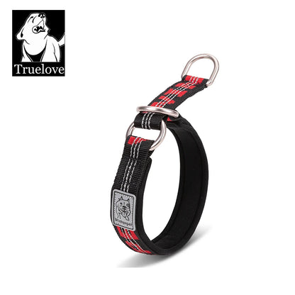 Truelove P Chain Pet Reflective Collar Nylon Best Neoprene Padded Half Choke Training Lightweight Washable Sports YC1852