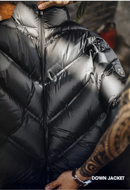Maden Men's 90% White Duck Down Jacket
