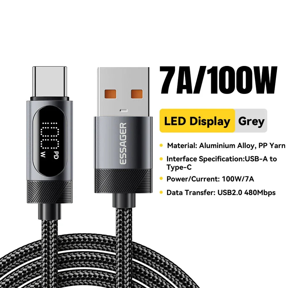 Essager Digital Display USB C Cable - ShopHub