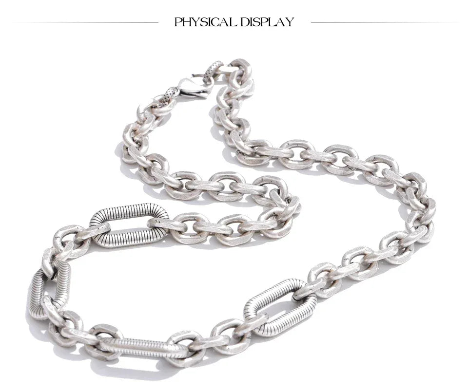 Unisex Stainless Steel Thick Chain Necklace - ShopHub