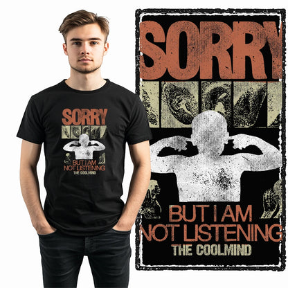 COOLMIND X0068 Silent Rebellion Graphic Tee