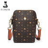FOXER PVC Women's Cellphone Bag Fashion Signature Shoulder Bag 2026 New Lady Mini Crossbody Purse