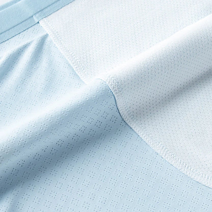 MiiOW Men's Summer Underwear - 3Pcs Silky Ice Silk Antibacterial Boxer Briefs