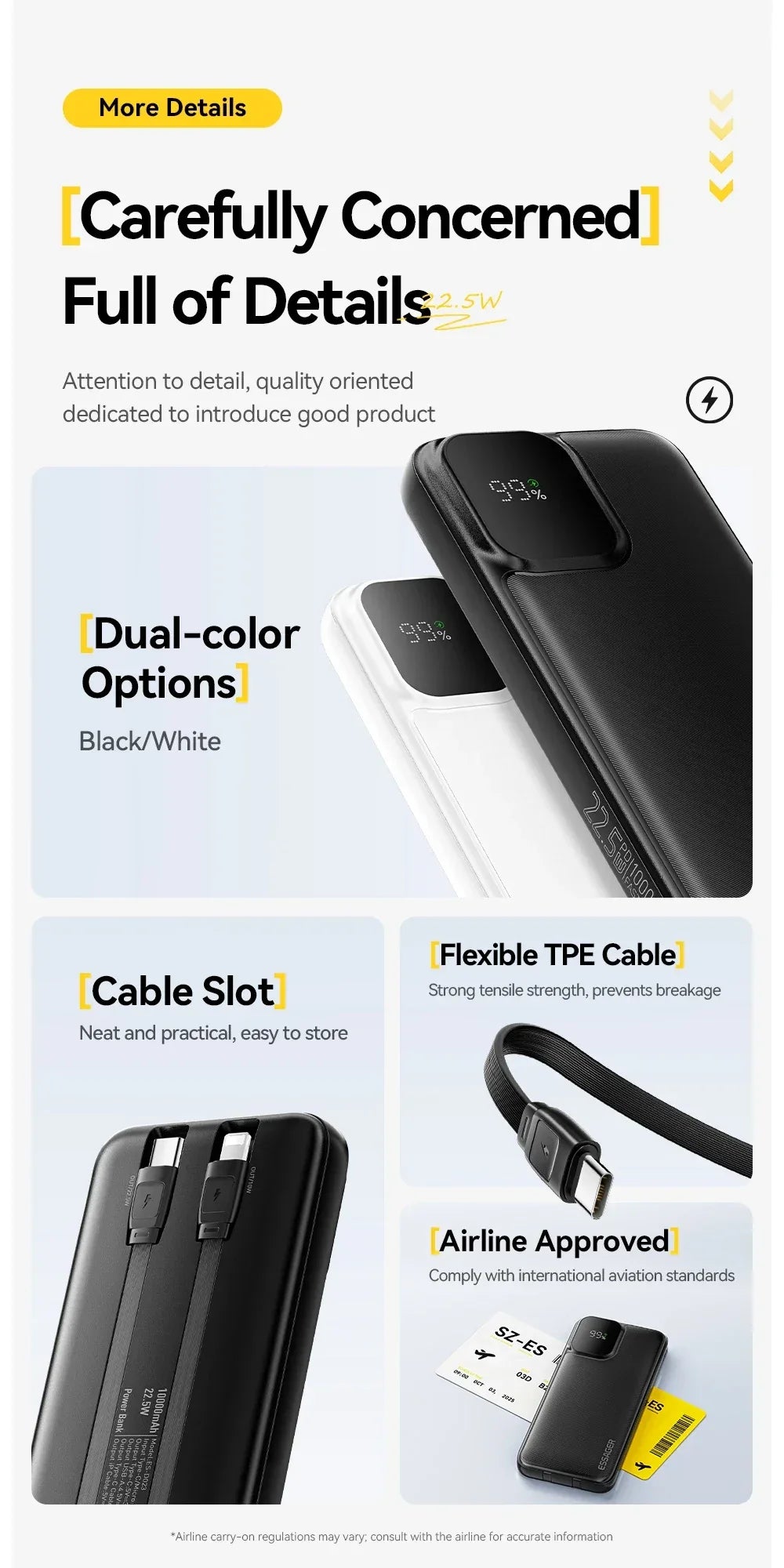 Essager Dual Cable Power Bank - ShopHub