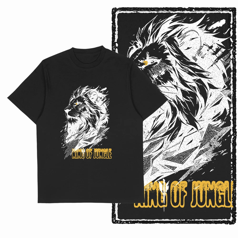 COOLMIND MAV Lion Graphic Cotton Tee