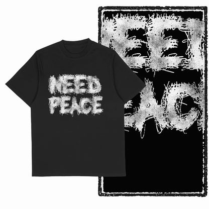 COOLMIND X0009 Anti-War Graphic Cotton Tee
