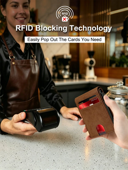 Luxury Men's RFID-blocking Wallets