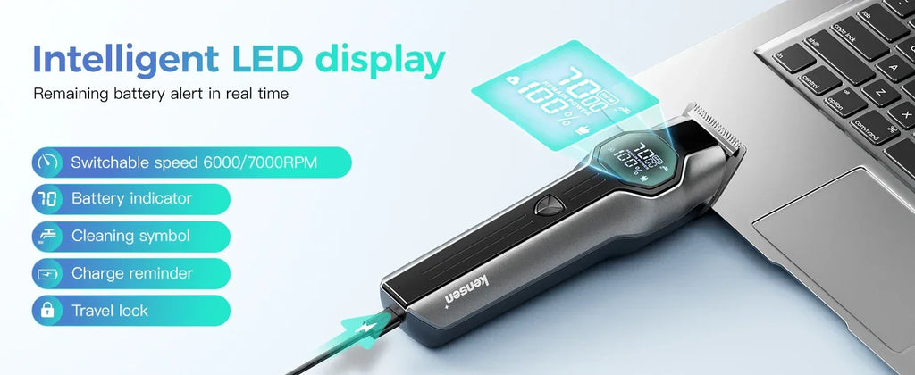 Kensen S30 4 in 1 Cordless Hair Clipper - ShopHub