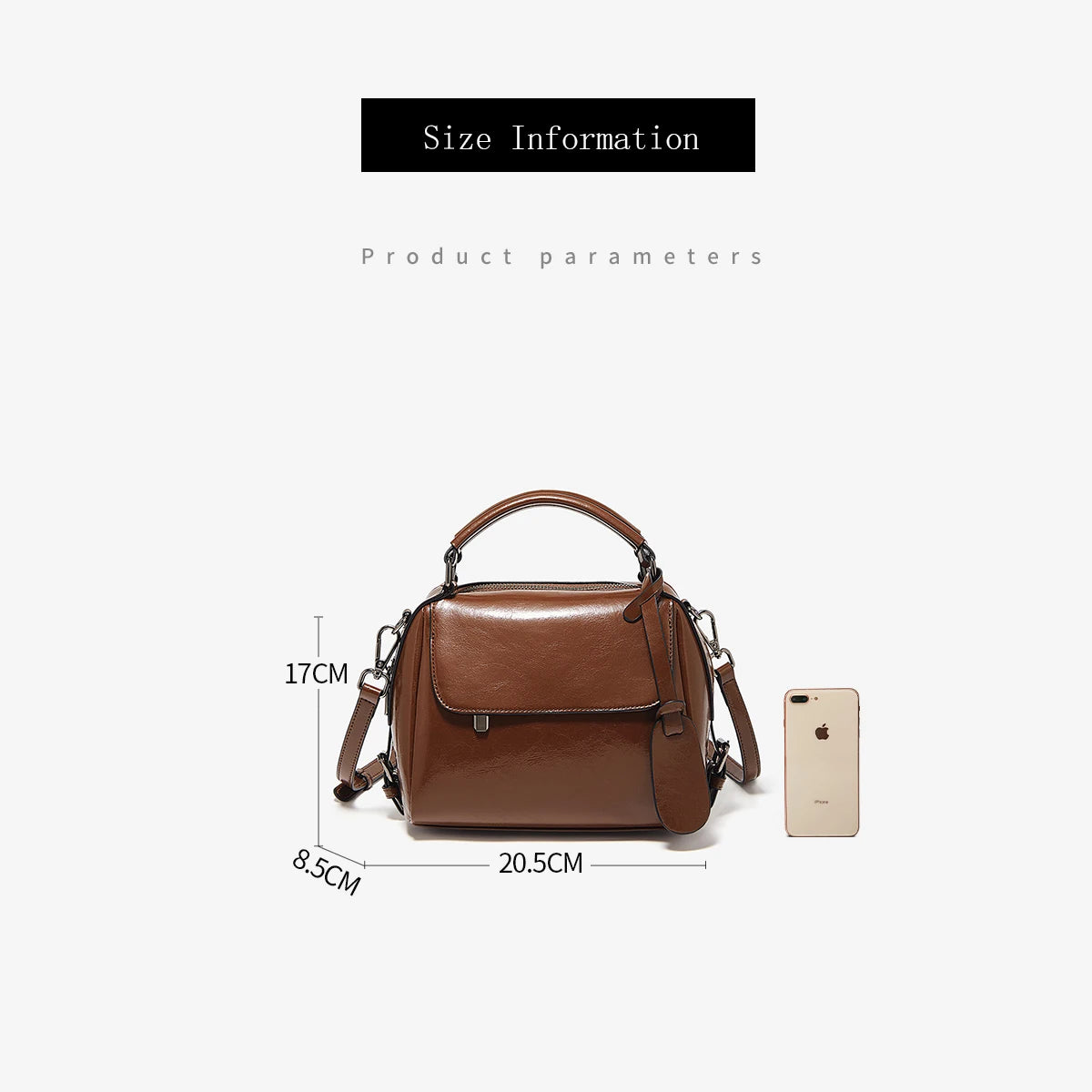 FOXER Split Leather Women's Handbag