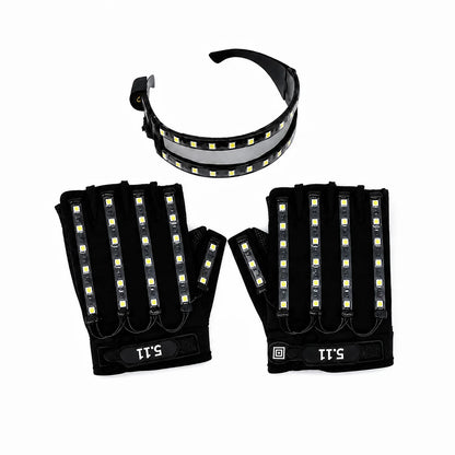 JAEOOGY 190 LED Performance Mask & Glove Set