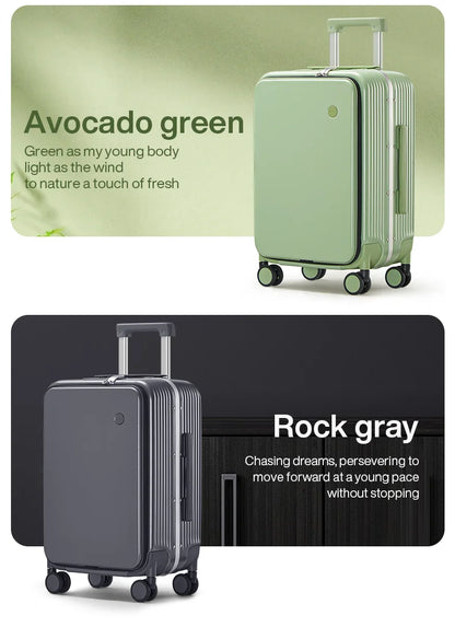 Mixi Aluminum Frame Rolling Luggage