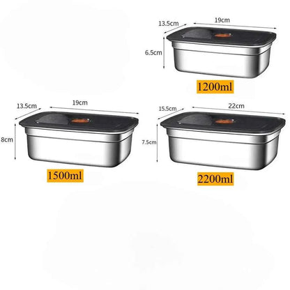 Stainless Steel Lunch Box Bento Box Food Storage Containers Leakproof Camping Kitchen Accessories Gadgets Tools Home School Kids