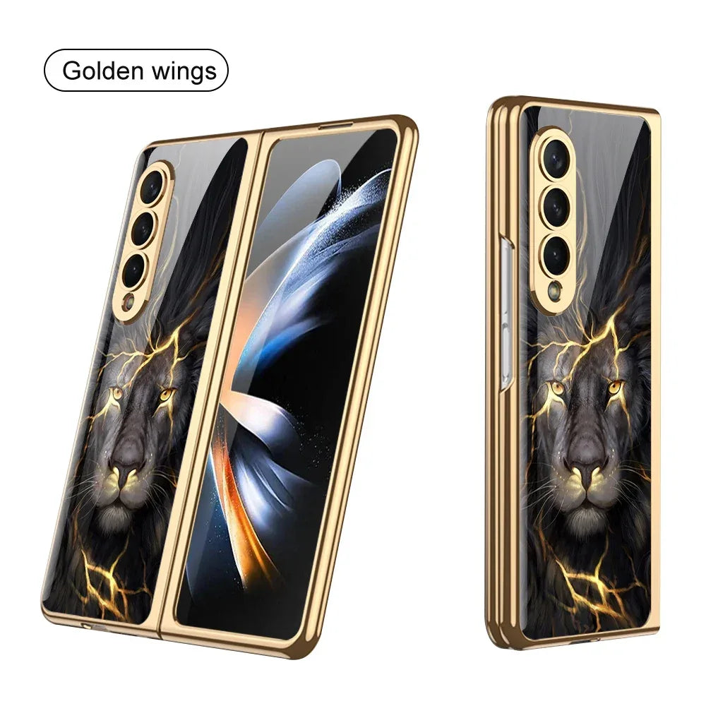 GKK Luxury Plating Frame Case for Galaxy Z Fold 3,4 & 5 - ShopHub