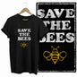 COOLMIND Bee Graphic Cotton T-Shirt | Women's Design Collection