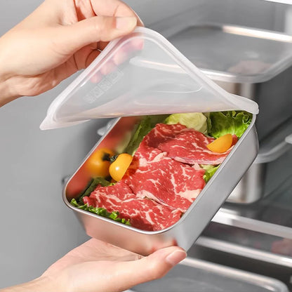 Stainless Steel Food Storage Container with Lid