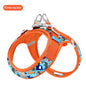 Truelove Floral Printing Mesh Harness for Dogs and Cats Small and Medium Breeds All Weather Adjustable Summer Walking TLH30131
