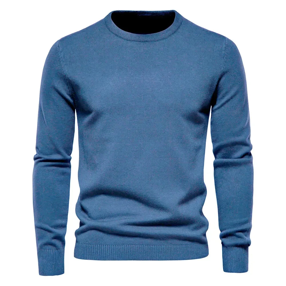 AIOPESON O-Neck Pullover Men's Sweaters - ShopHub