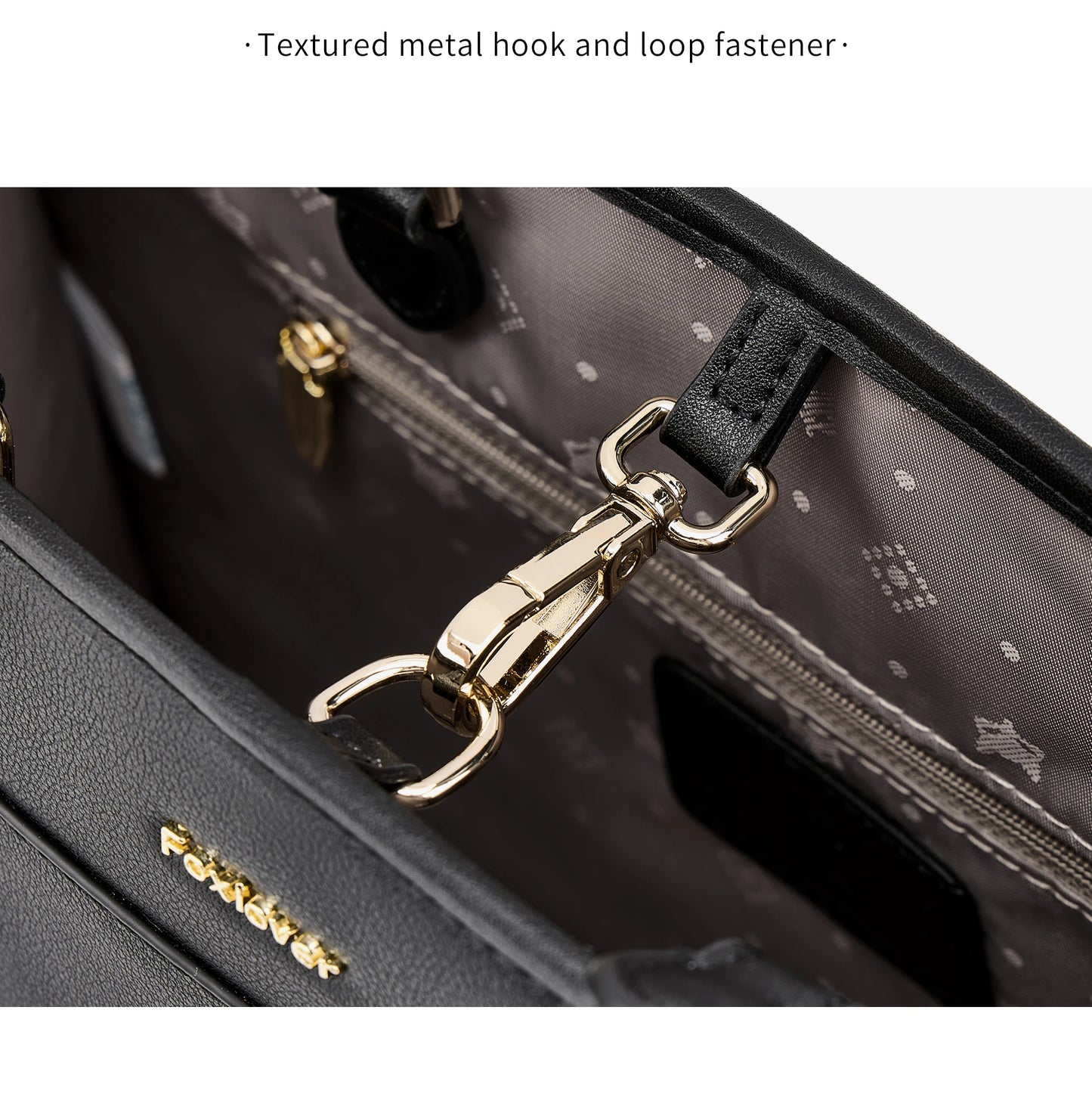 FOXER Luxury Large Capacity Tote Bag for Women