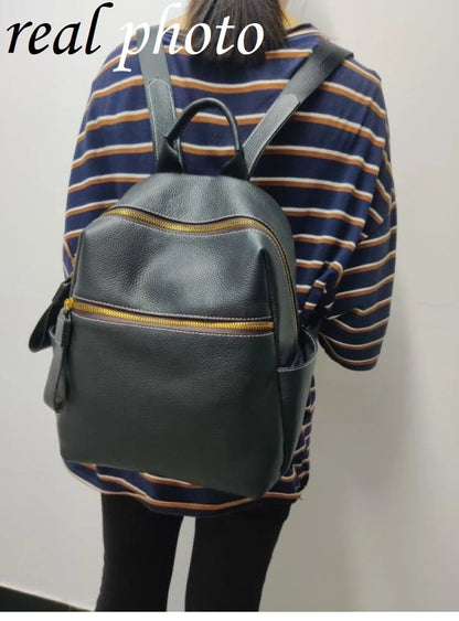 ZOOLER Top Sell Genuine leather Backpack Women Real Leather Travel Bags Style Backpack Soft Skin Female School Girl  Bags MY113
