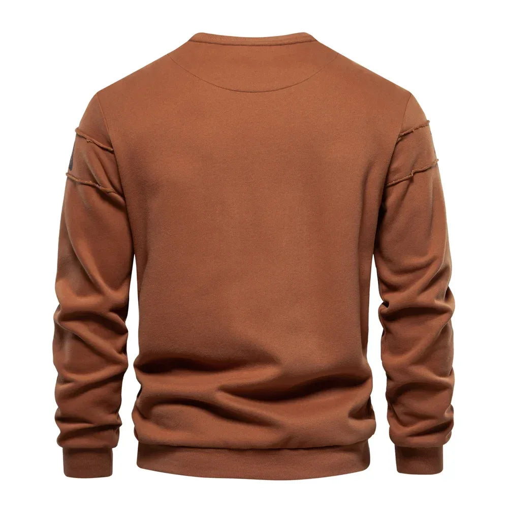 AIOPESON's Patchwork Sweatshirts - ShopHub