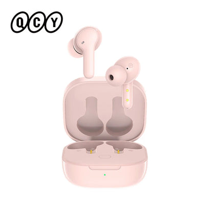 QCY T13 Wireless Earphones with 4 Mic ENC, HD Call, Stereo Sound, Touch Control, Long Standby 40Hrs - ShopHub
