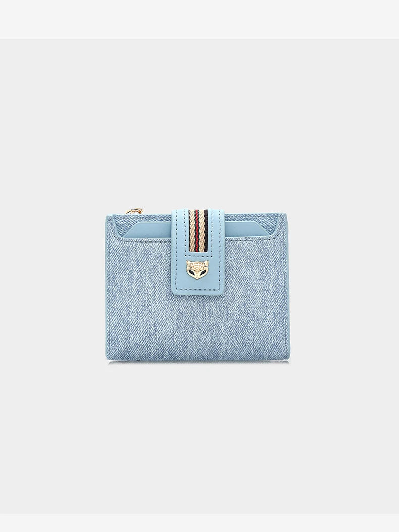 FOXER Synthetic Leather Short Wallet for Women
