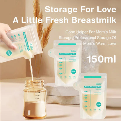 Dr.Isla Breast Milk Storage Bags — 100 Piece, 150ml Capacity