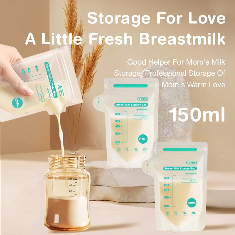 MAMIJOY Breast Milk Storage Bags – 30 Pack