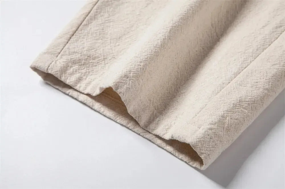 AIOPESON Casual Linen Men Trousers - ShopHub