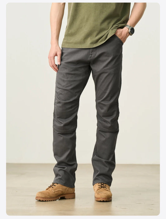 SIMWOOD 10oz Draping Motorcycle Riding Jeans