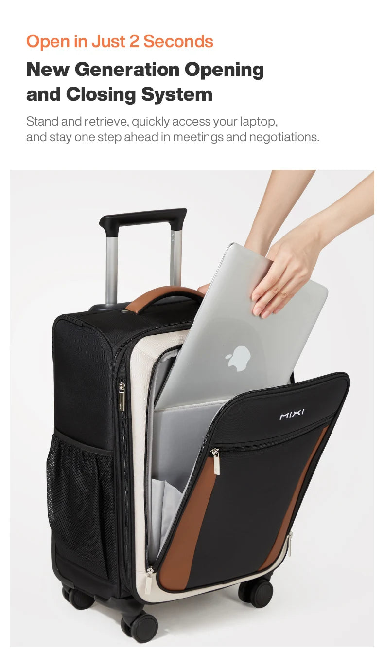Mixi Compact 20-inch Carry-on Suitcase