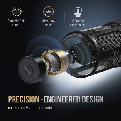 FIFINE Dynamic Podcast Microphone: Elevate Your Sound Quality for Streaming and Recording