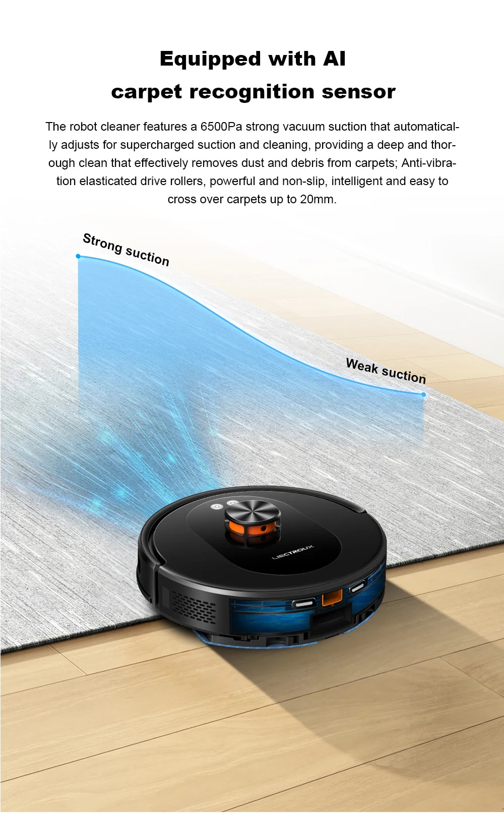 2026 Liectroux T9 Robot Vacuum Cleaner