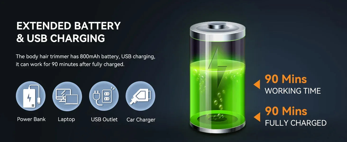 Kensen S16 3 in 1 Electric Hair Trimmer - ShopHub