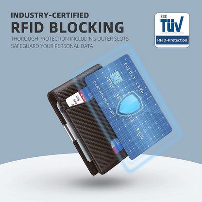 Rfid Microfier Leather Men's Luxury Wallets