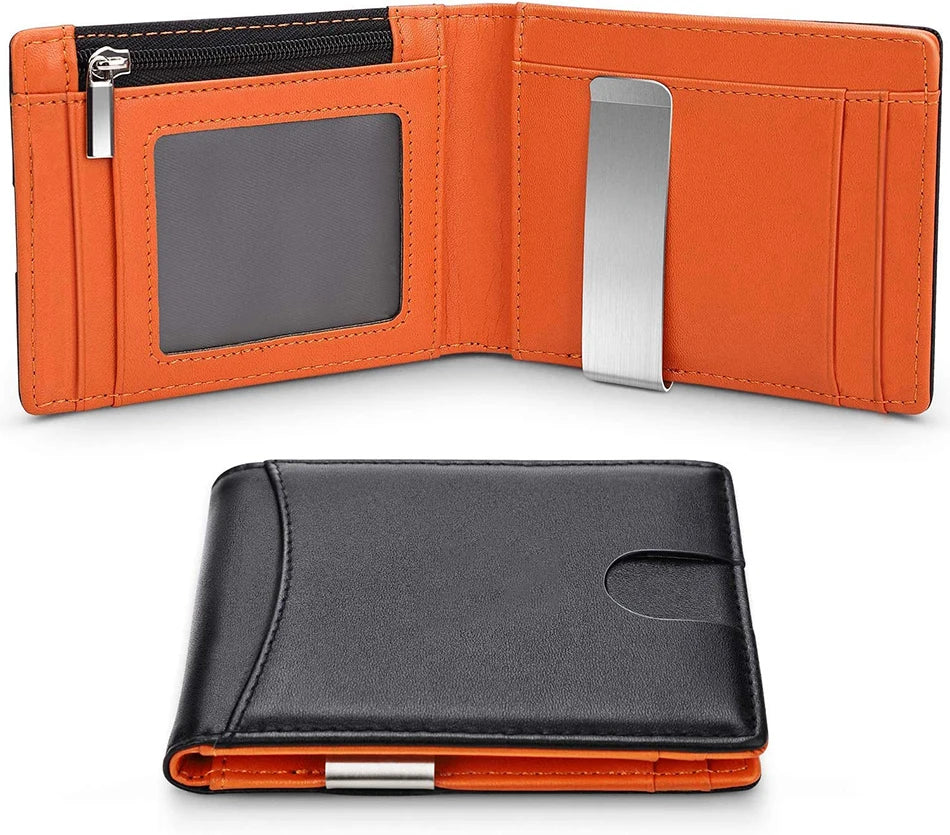 DIENQI Carbon Fiber RFID Slim Wallet