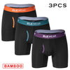 3 Pcs Bamboo Men's Underwear - Breathable Boxershorts with Opening
