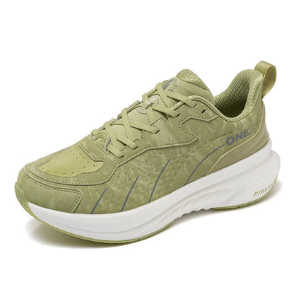 ONEMIX Black Leather Training Running Shoes