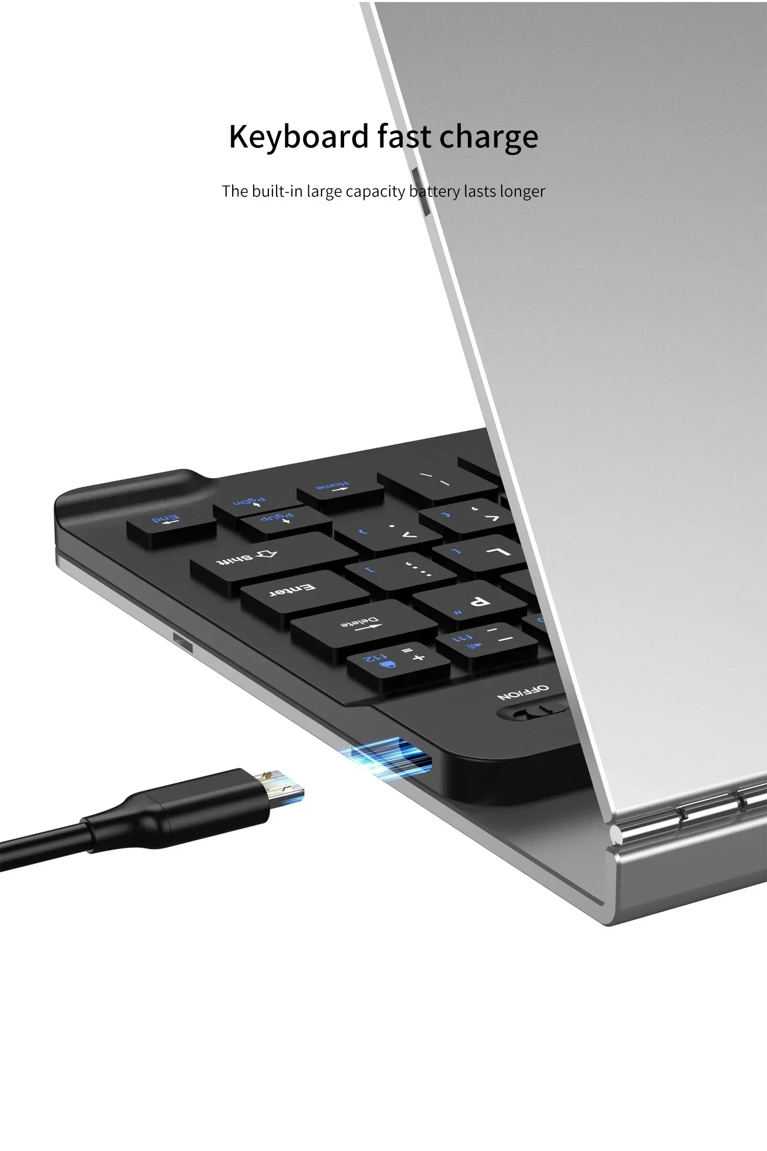 GKK Folding Book Keyboard Stand Case for Samsung Galaxy Z Fold 3, 4, or 5 - ShopHub