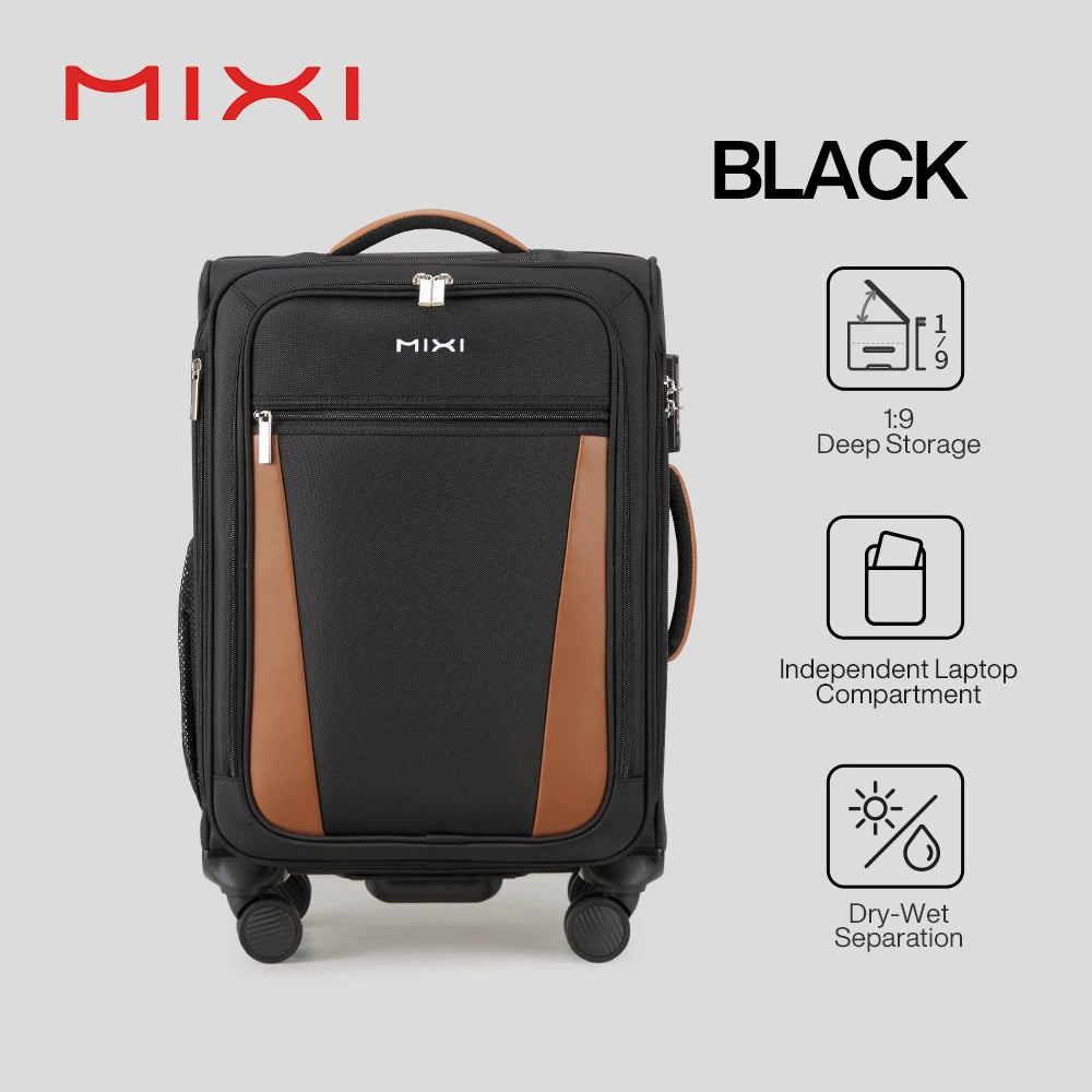 Mixi Compact 20-inch Carry-on Suitcase