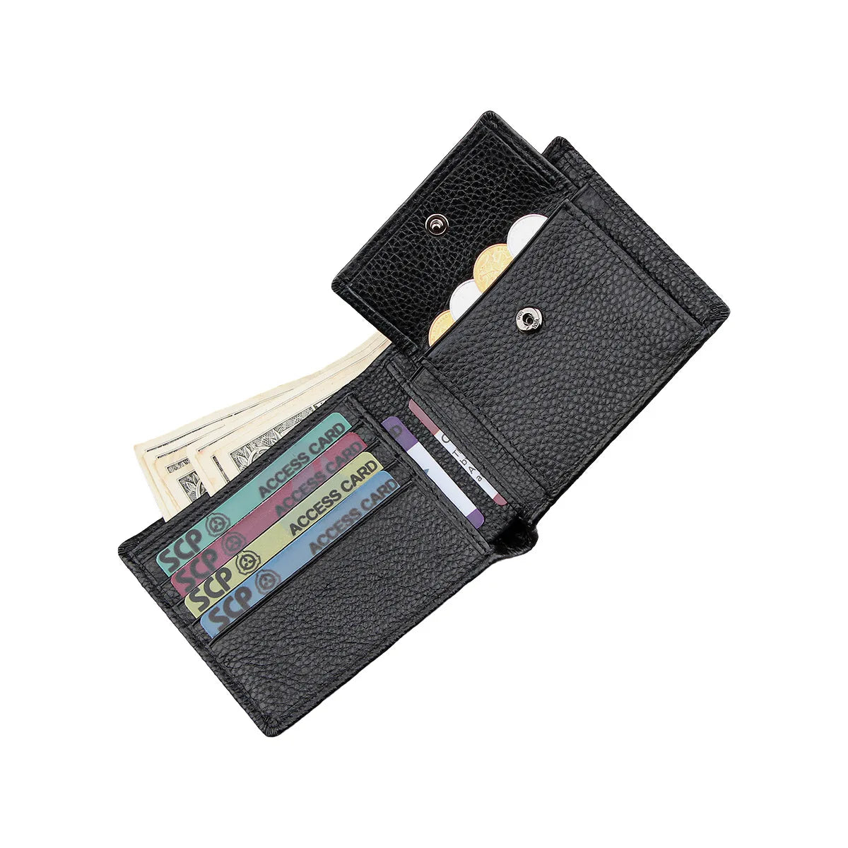 Rfid Men's Genuine Leather Wallet