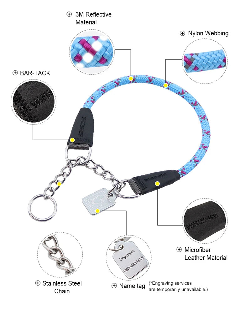 Truelove Pet P-Chain Nylon Dog Collar